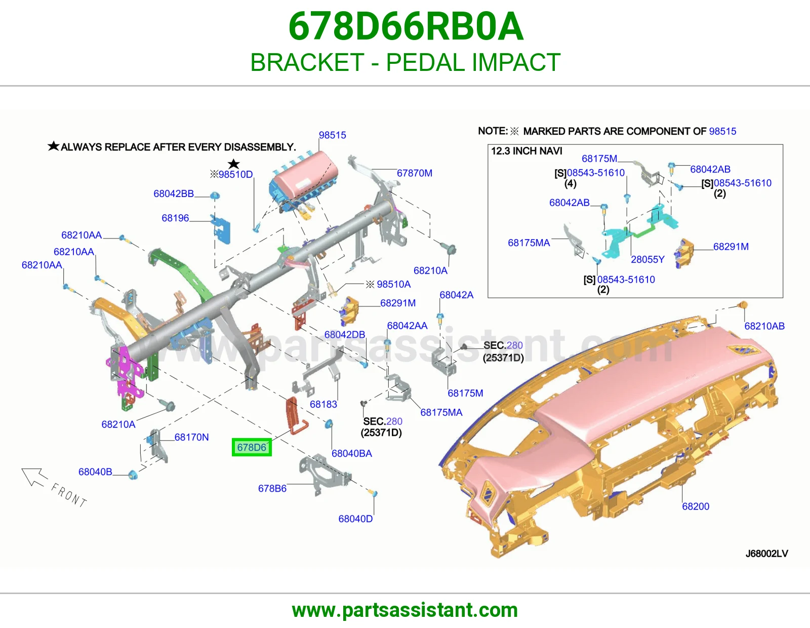 قاعدة دعسة مقاومة صدمات 678D66RB0A