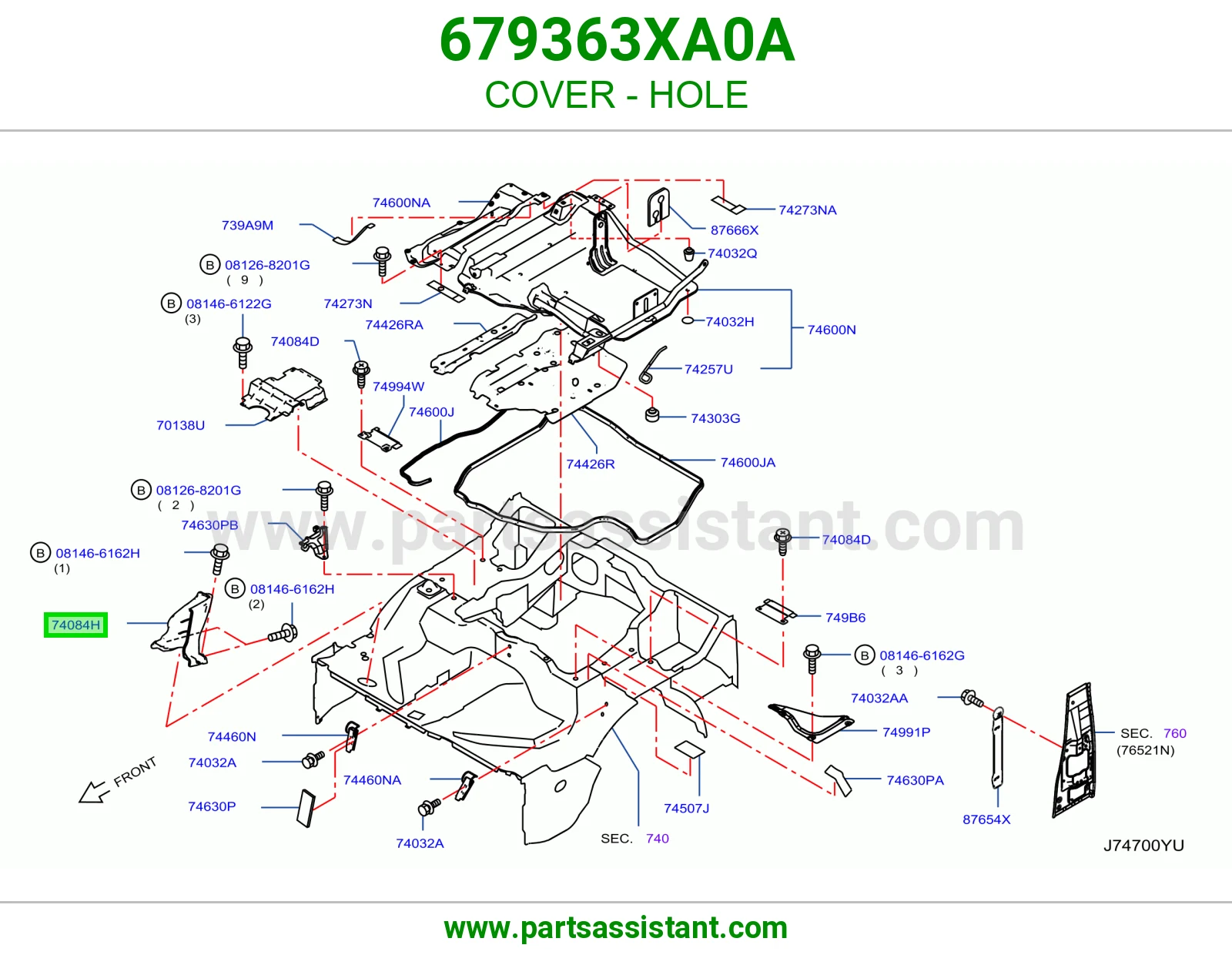 غطاء فتحة 679363XA0A