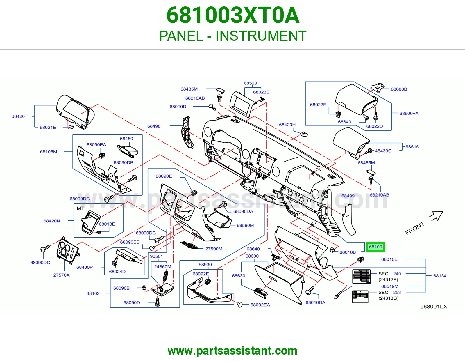 صاجة طبلون 681003XT0A