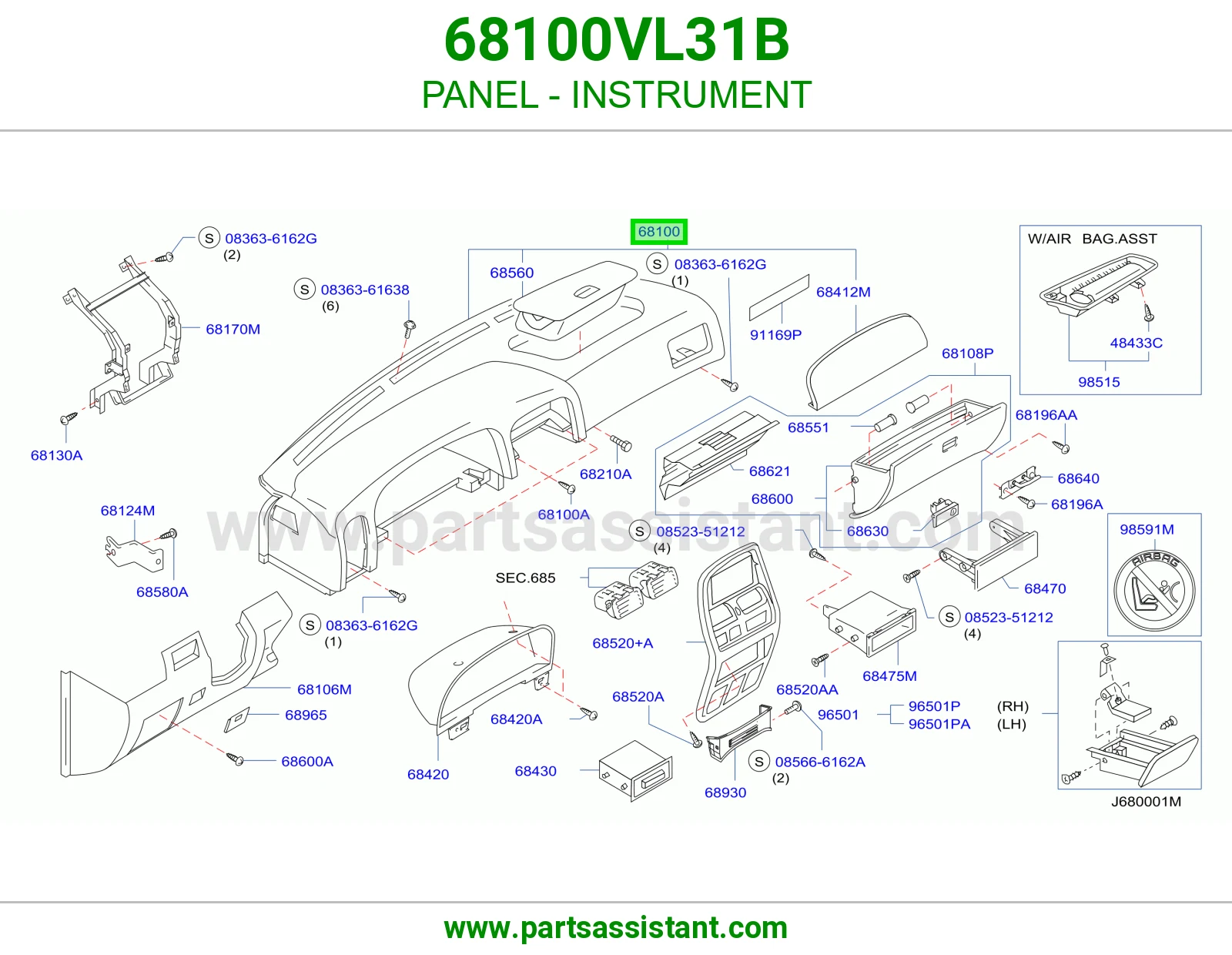 صاجة طبلون 68100VL31B