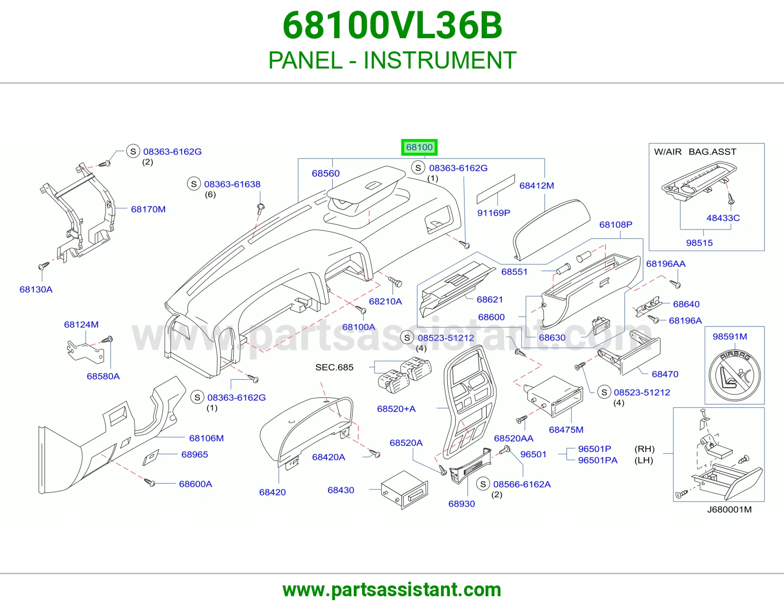 صاجة طبلون 68100VL36B