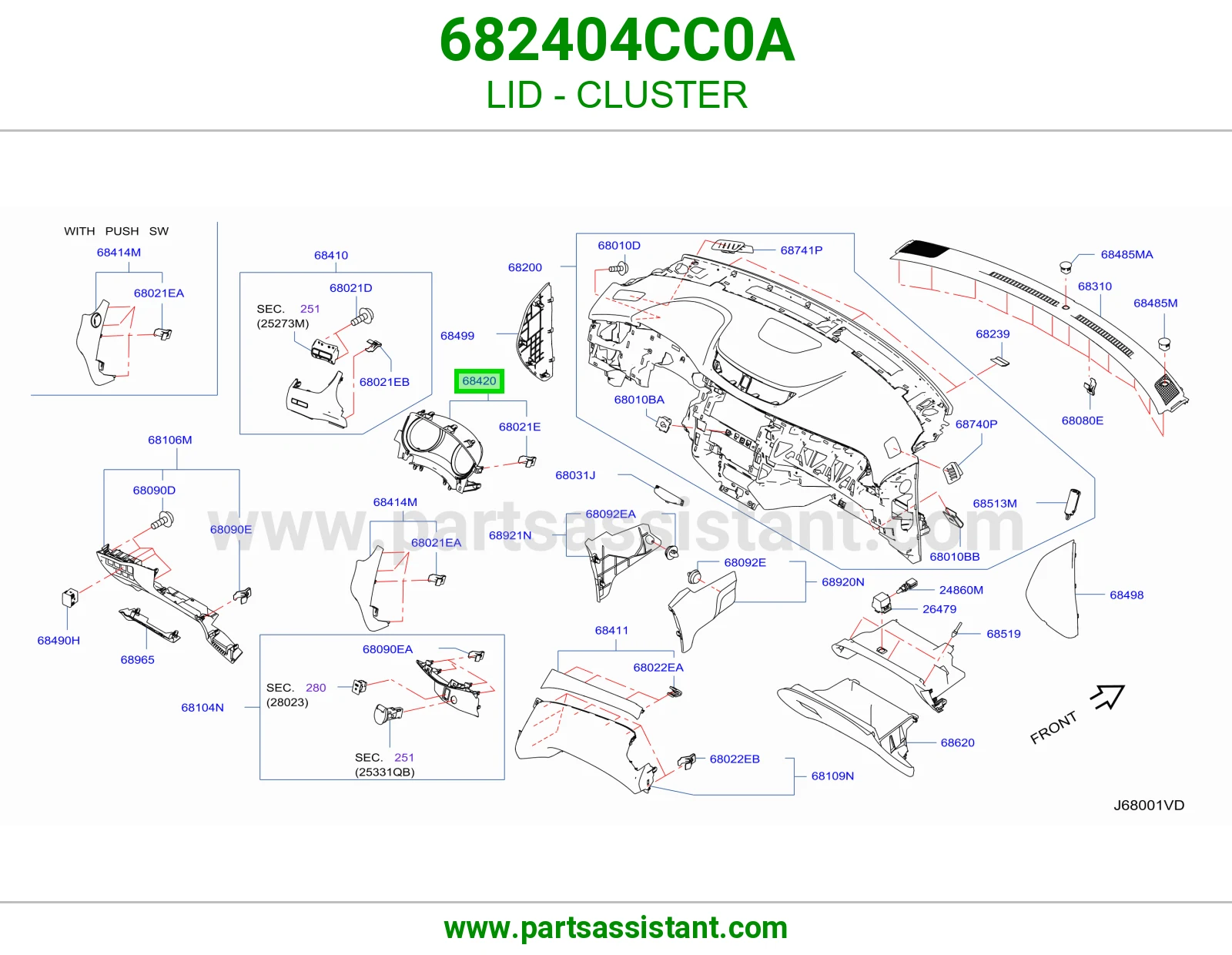 غطاء عداد 682404CC0A