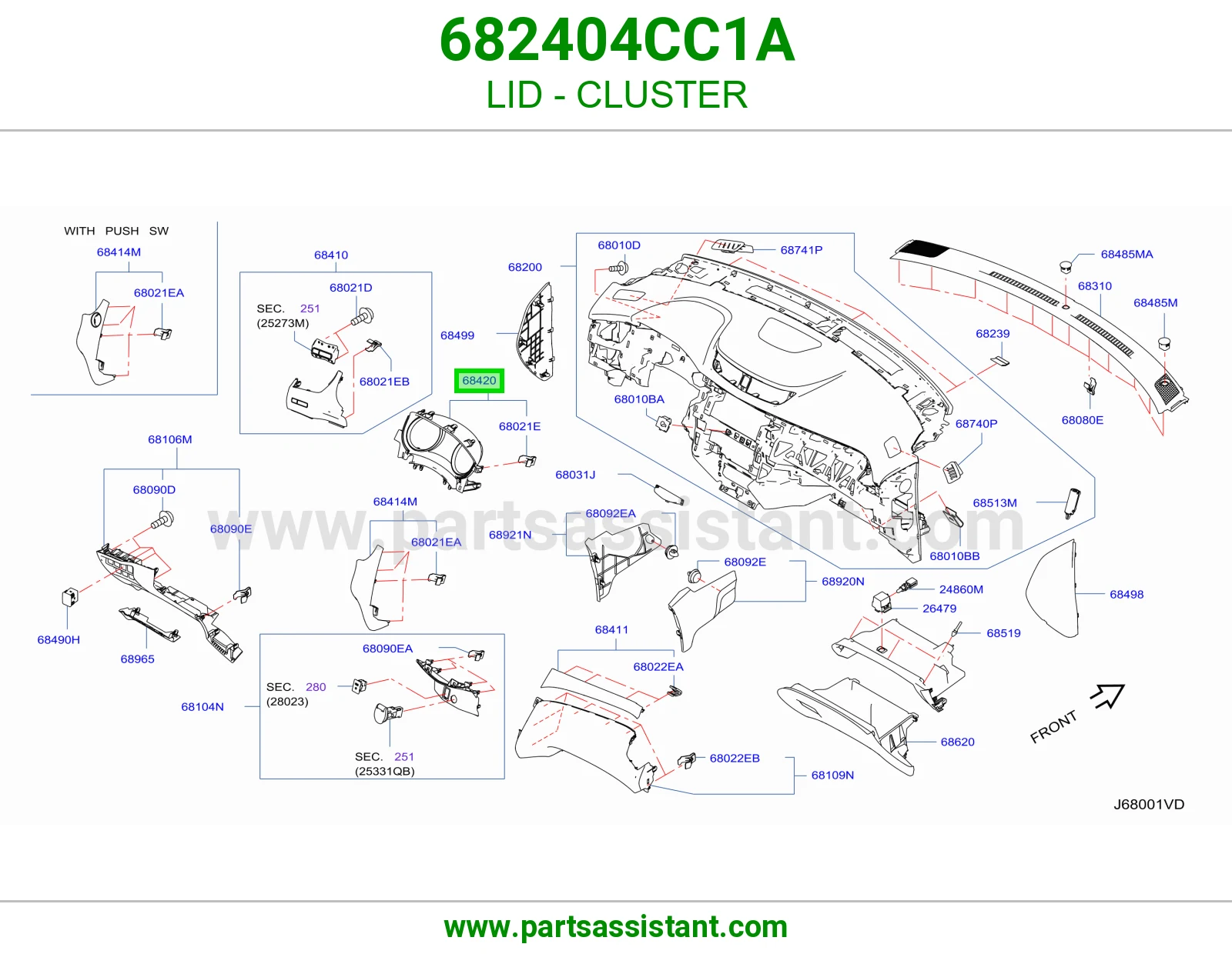 غطاء عداد 682404CC1A