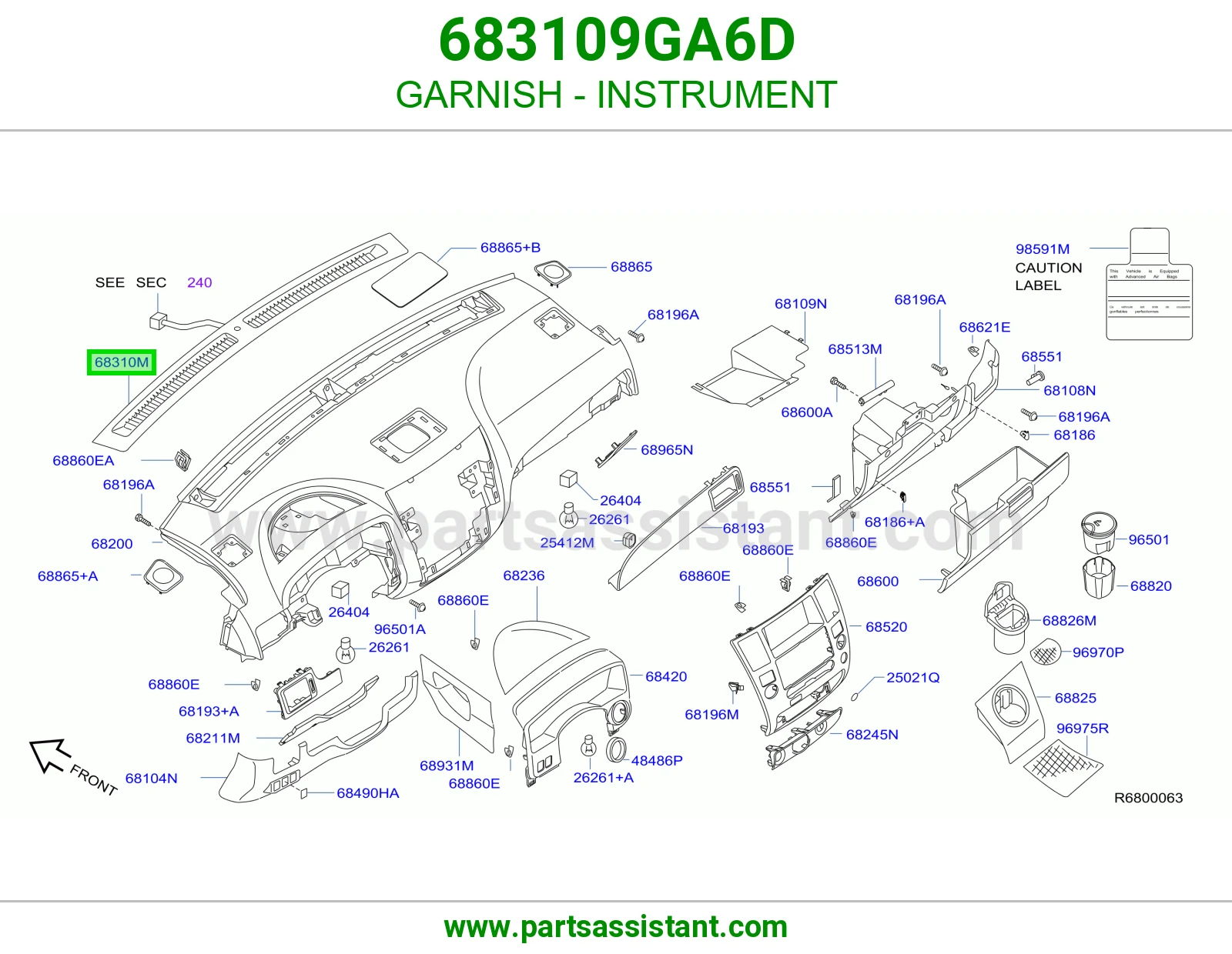 تلبيسة طبلون 683109GA6D