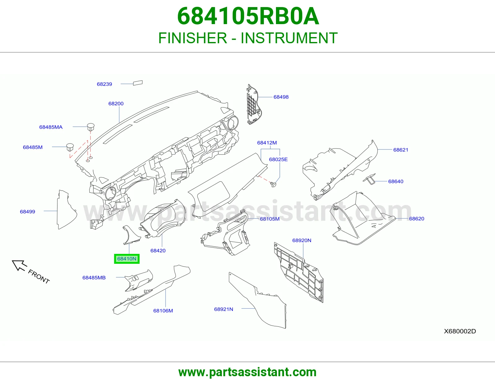 تلبيسة طبلون 684105RB0A
