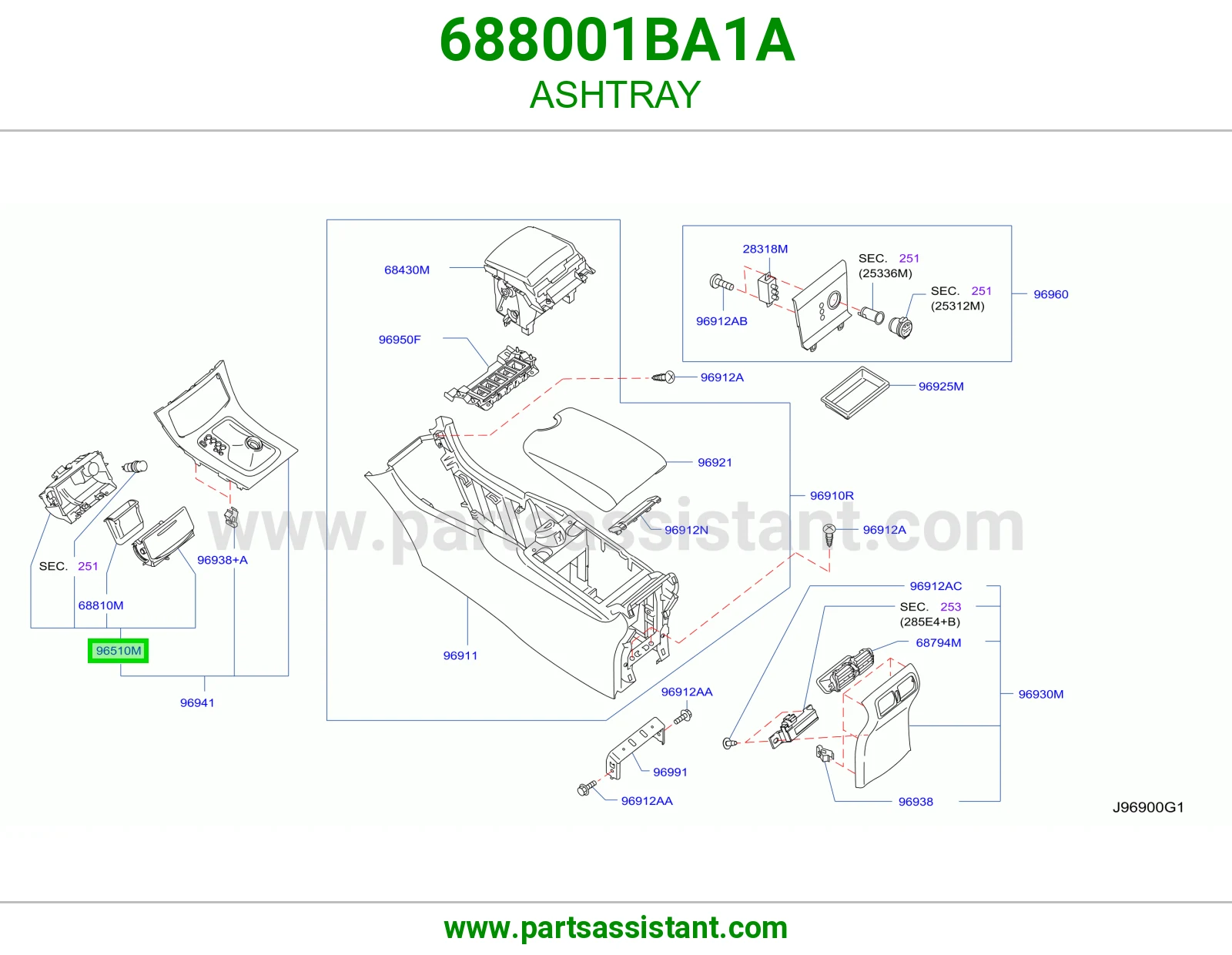طفاية سجاير 688001BA1A
