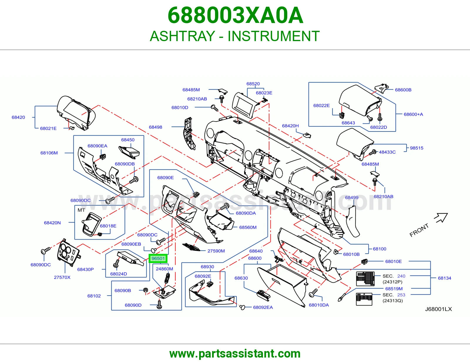 طفايه سجاير 688003XA0A