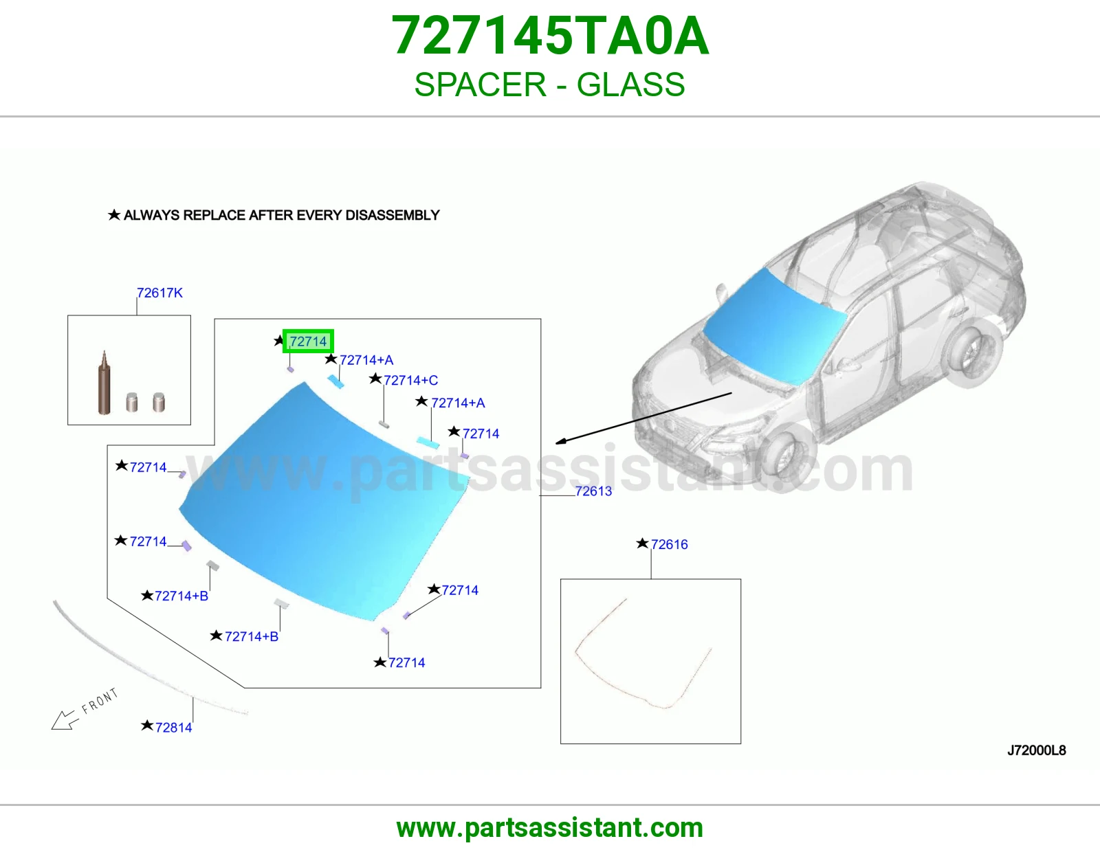 فاصل قزاز 727145TA0A