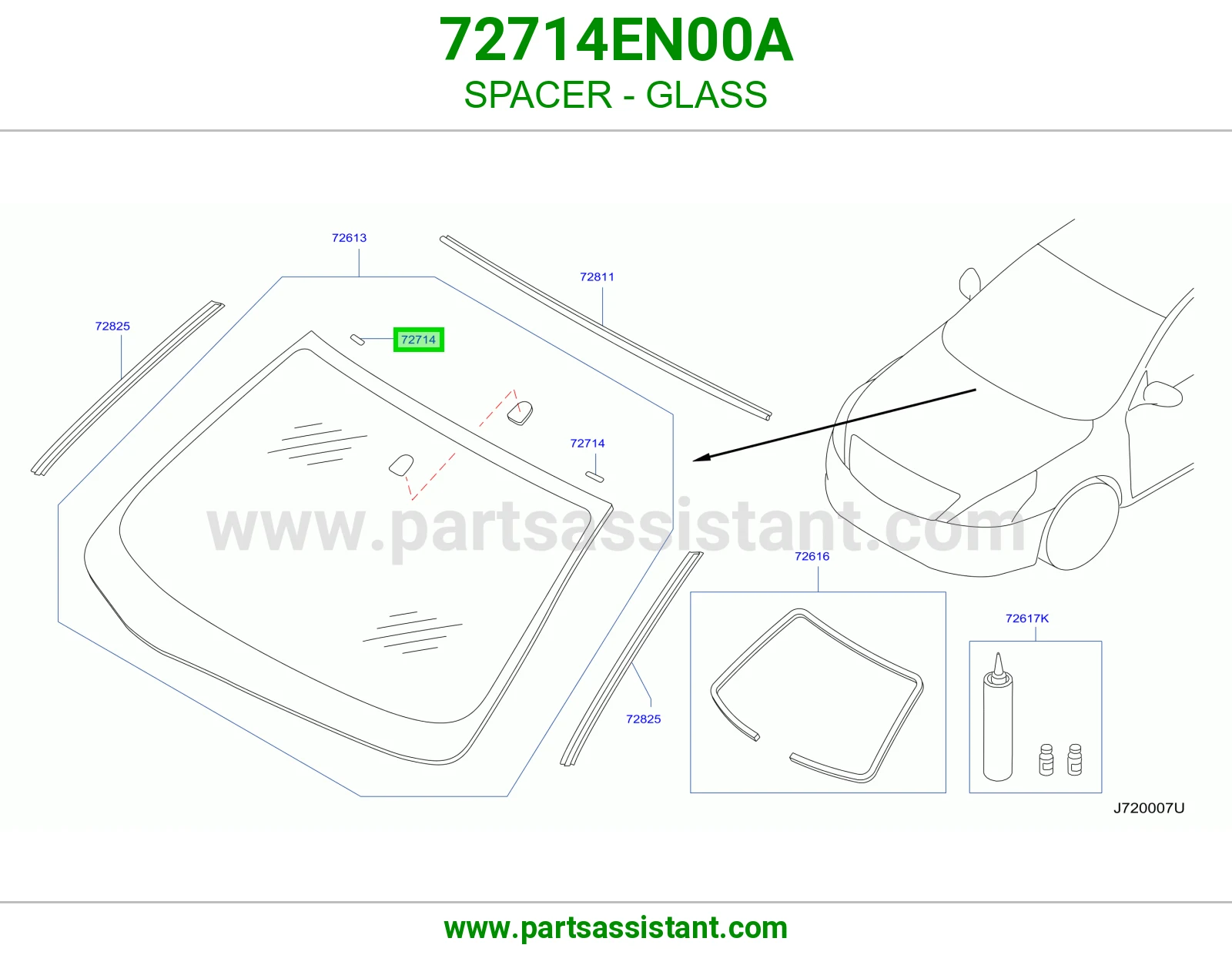 فاصل قزاز 72714EN00A
