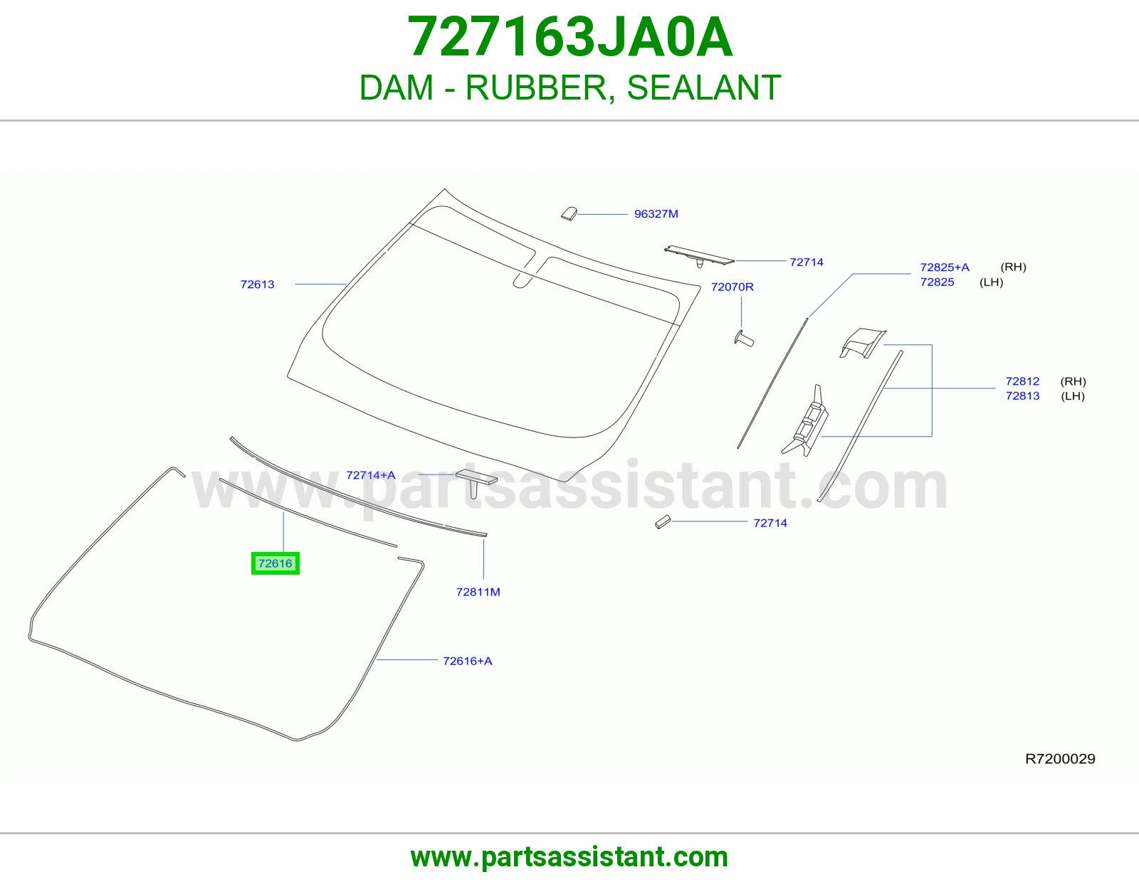 حاجز ربل سيليكون 727163JA0A