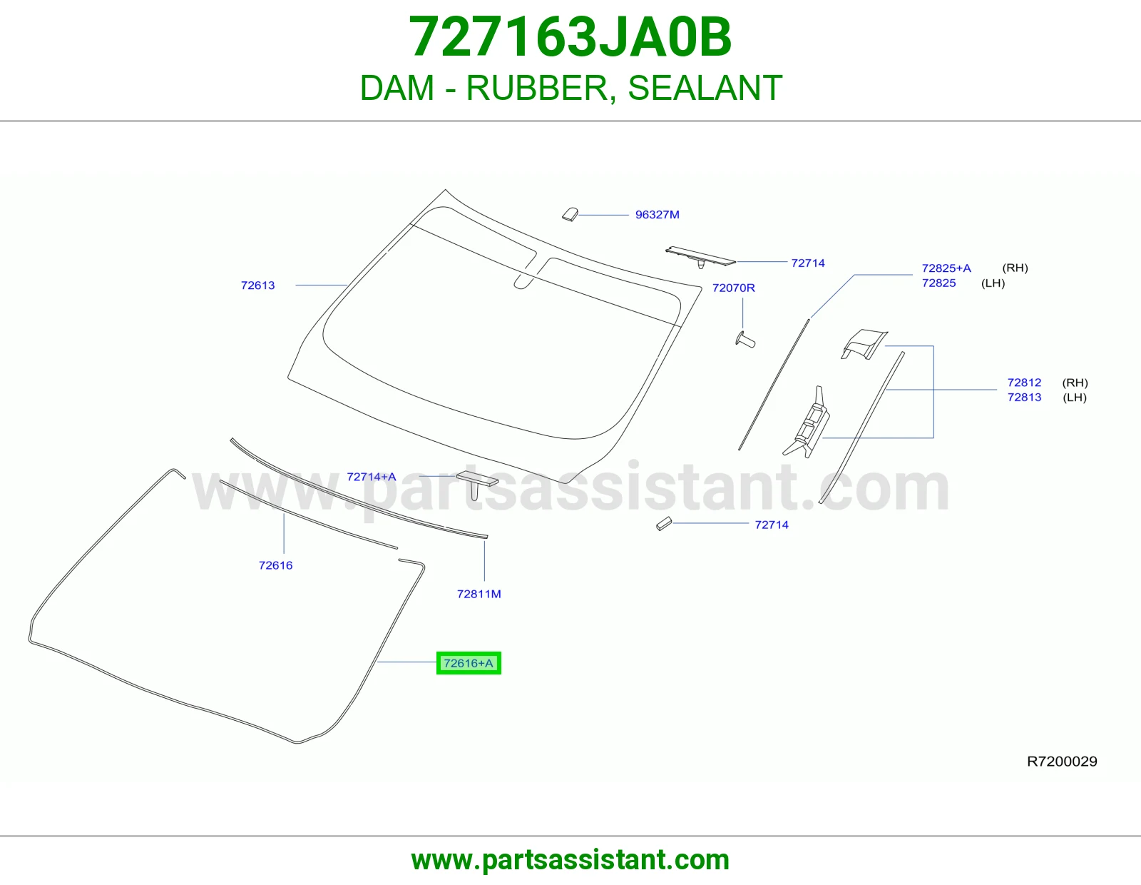 حاجز ربل سيليكون 727163JA0B
