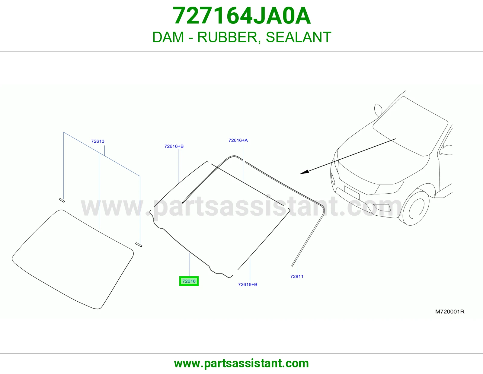 حاجز ربل سيليكون 727164JA0A