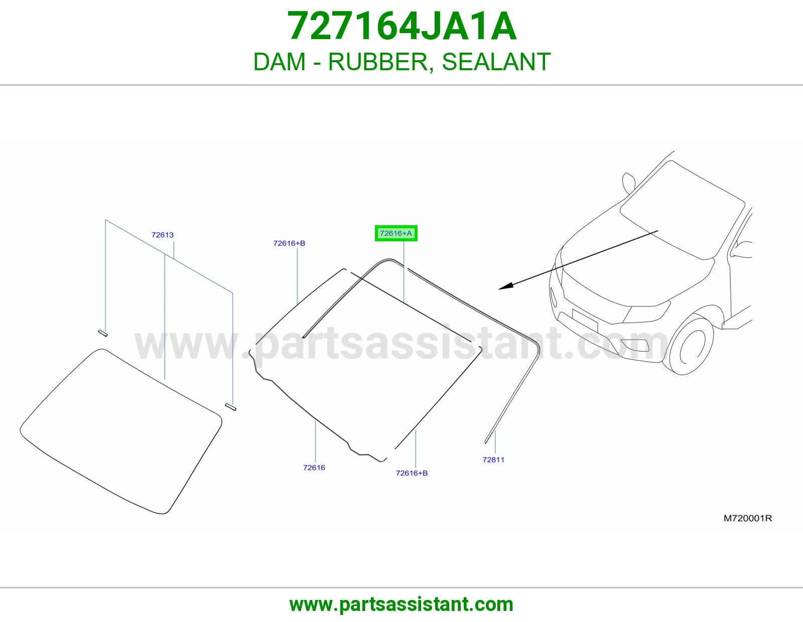 حاجز ربل سيليكون 727164JA1A