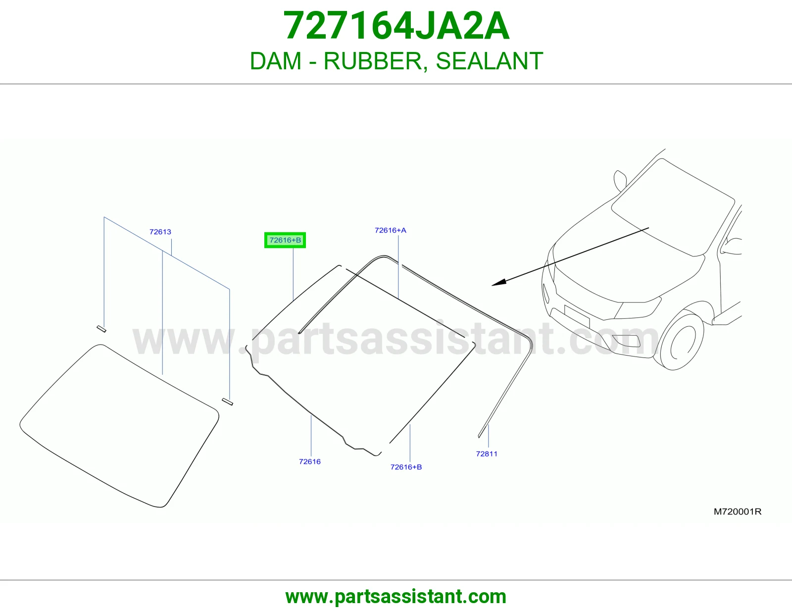 حاجز ربل سيليكون 727164JA2A