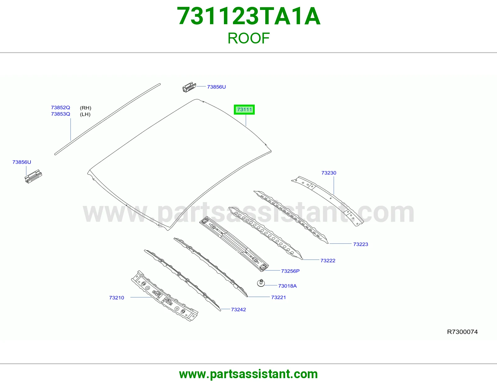 تنده فوق 731123TA1A