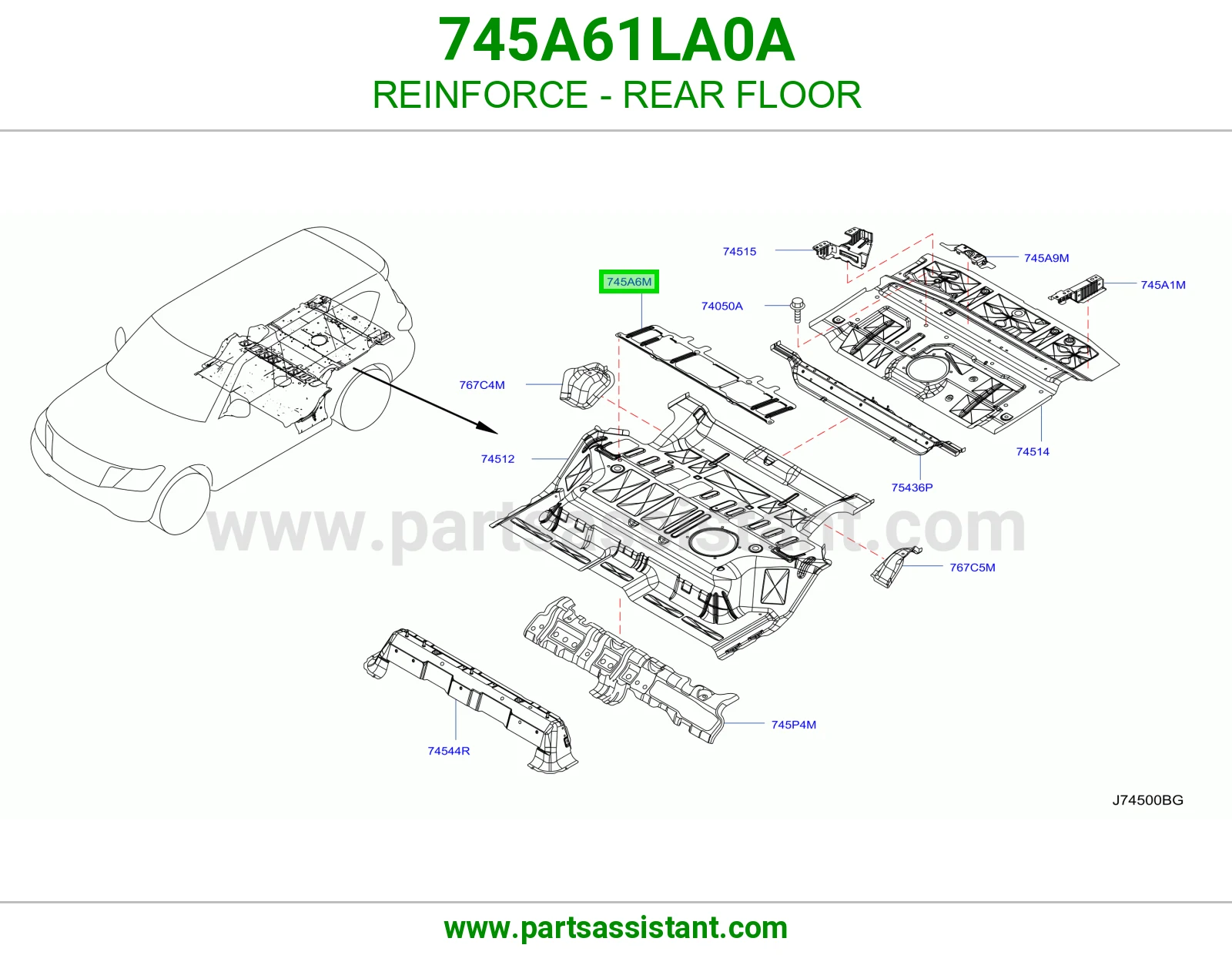 تقوية أرضية خلفية 745A61LA0A