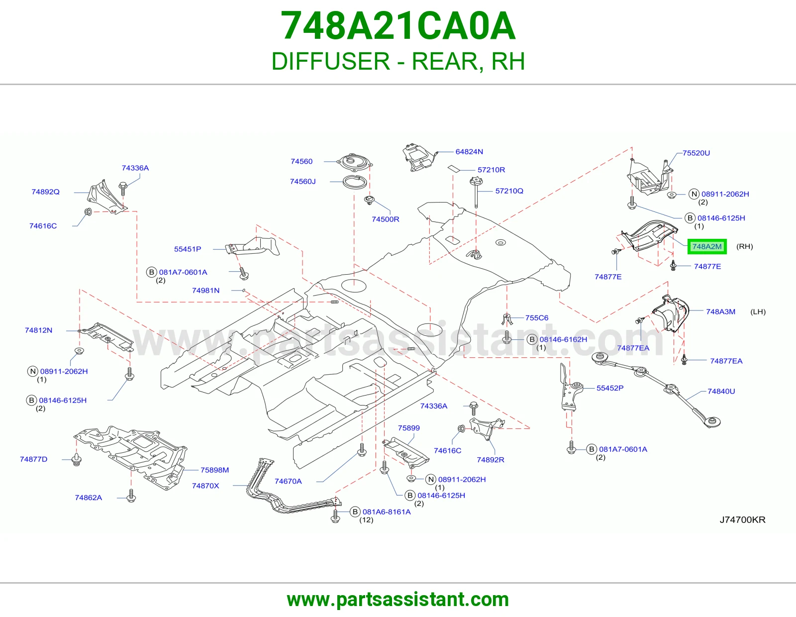 دفيوزر خلفي يمين 748A21CA0A