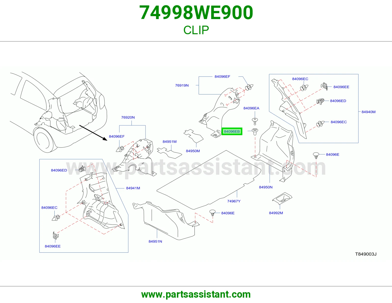 كلبس 74998WE900