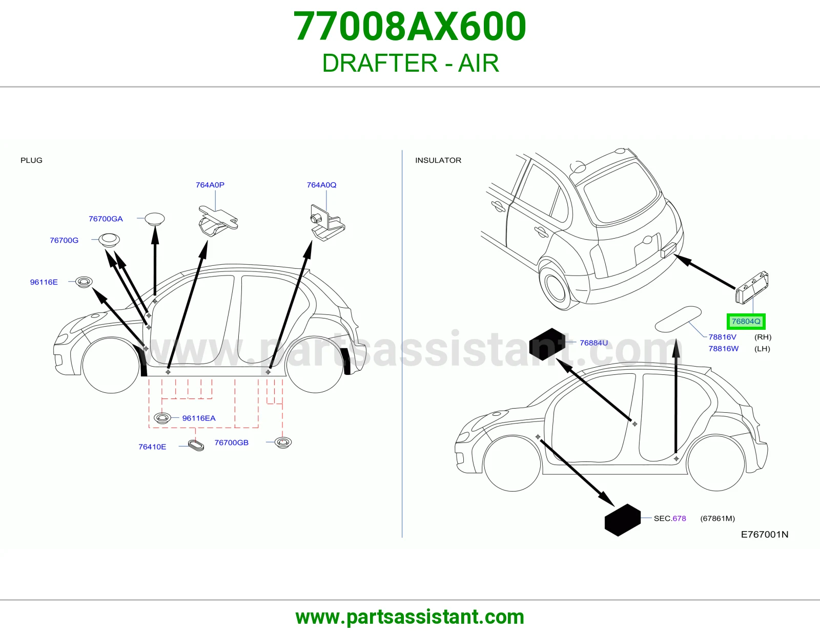 هواية هواء 77008AX600