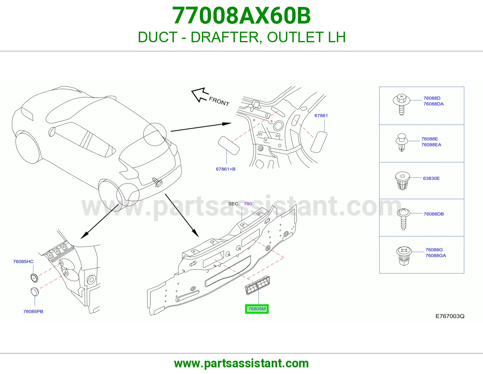 هواية هواء 77008AX60B
