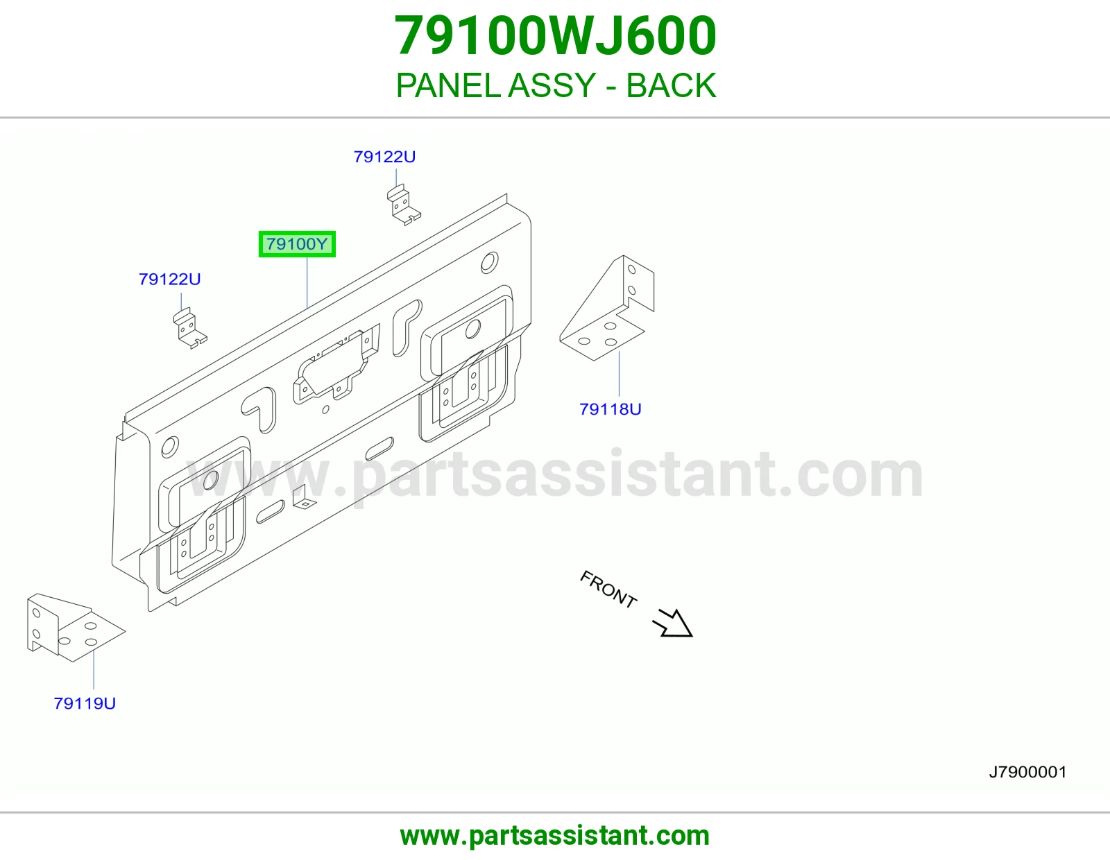 صاج ظهر كامل 79100WJ600
