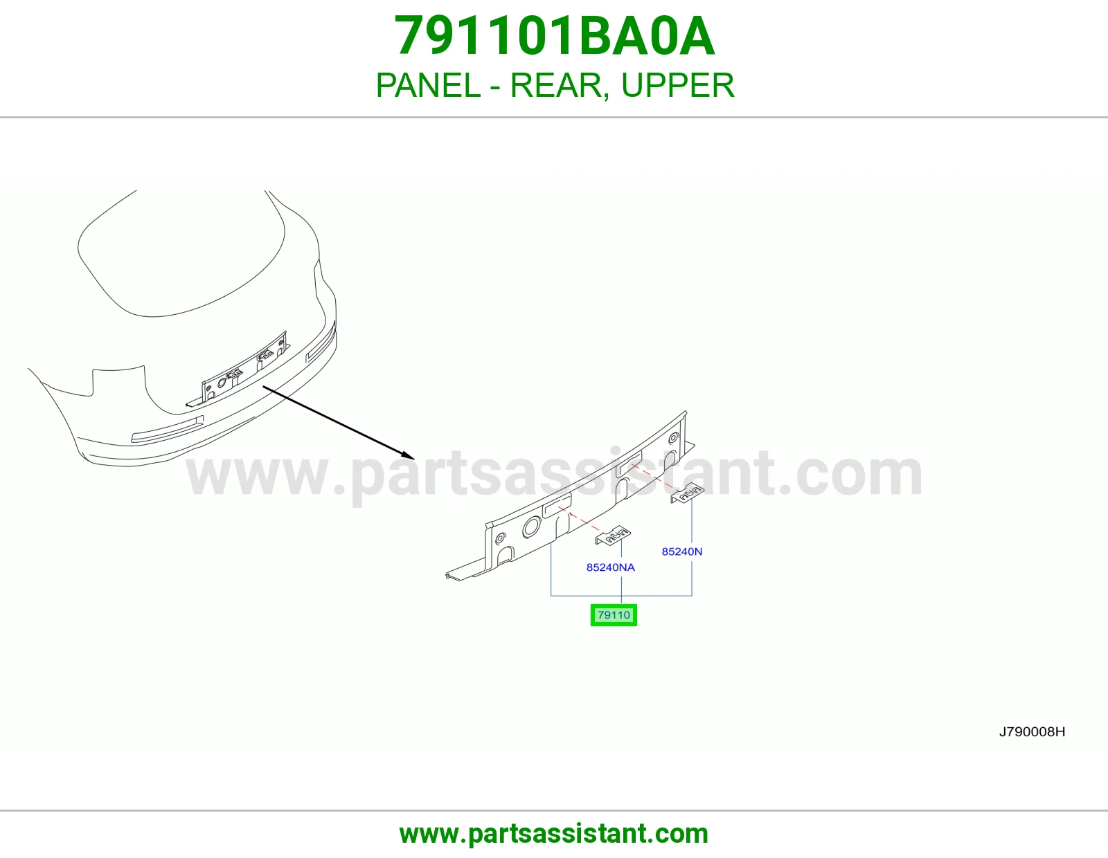 صاجة خلفي فوق 791101BA0A