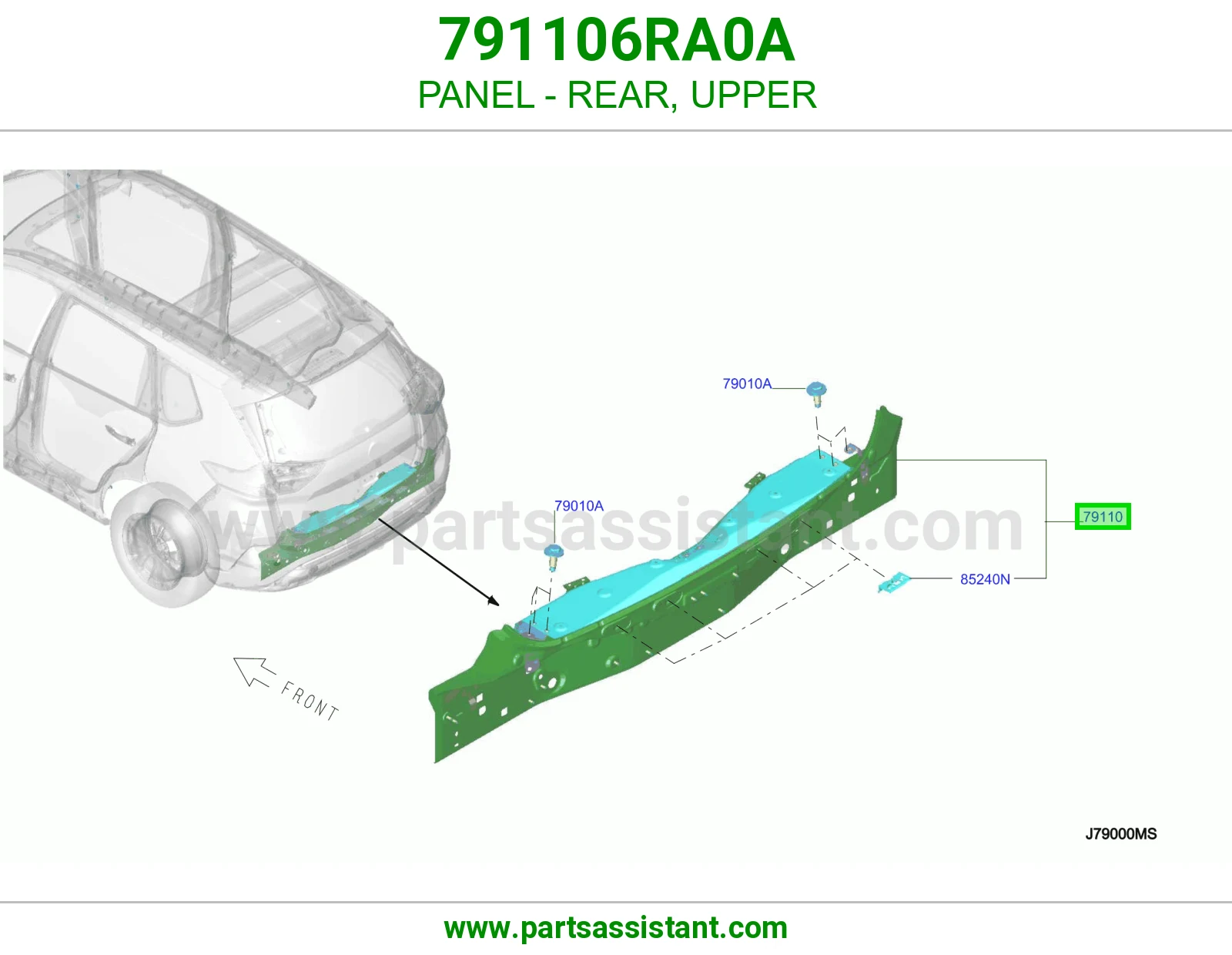صاجة خلفي فوق 791106RA0A