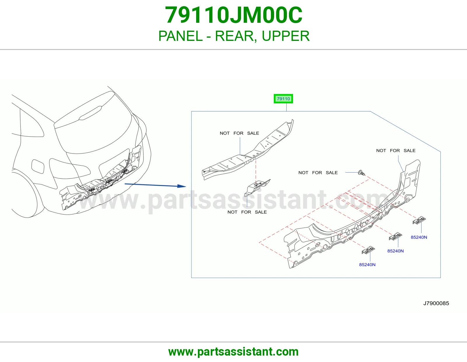 صاجة خلفي فوق 79110JM00C