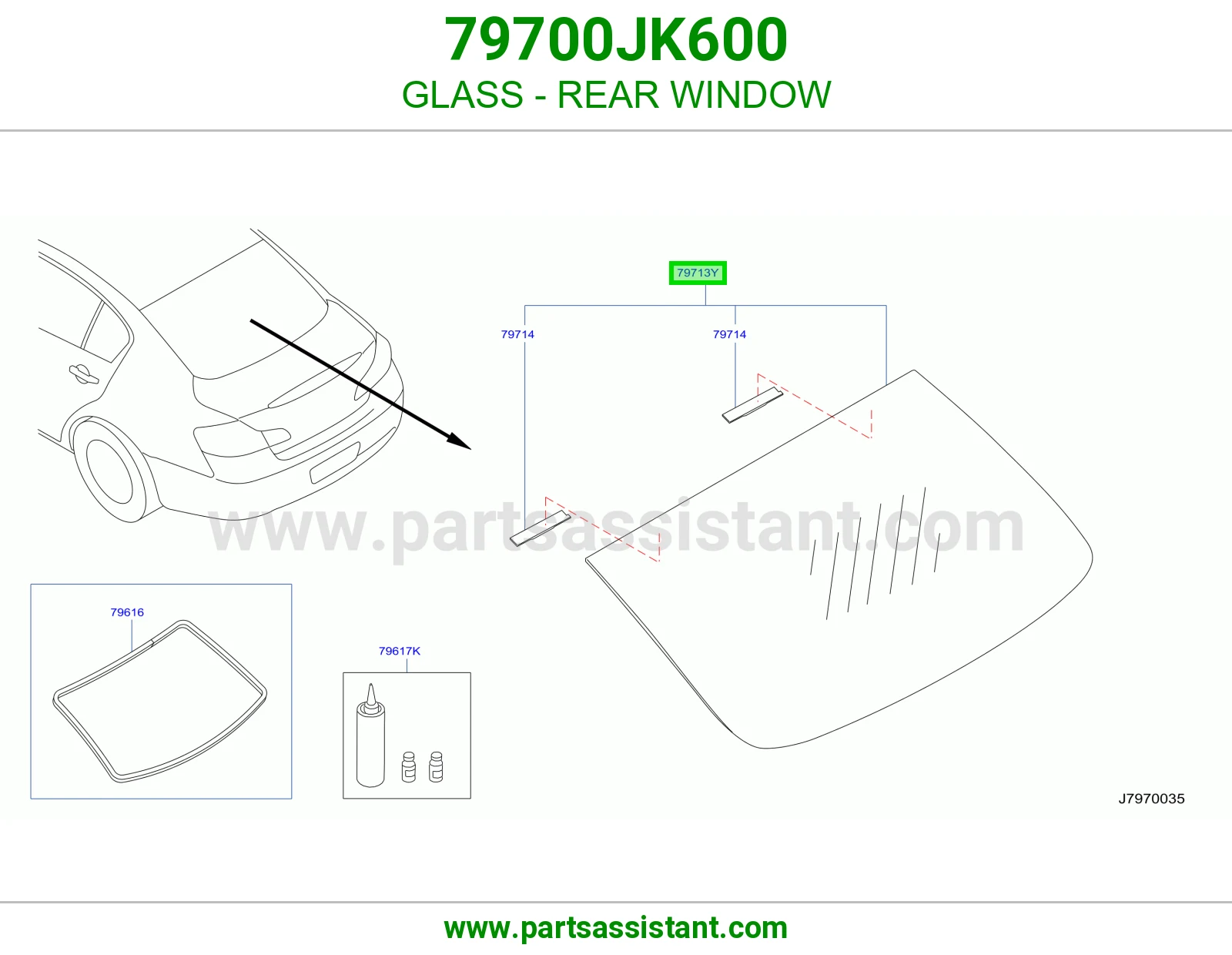 قزاز خلفي 79700JK600