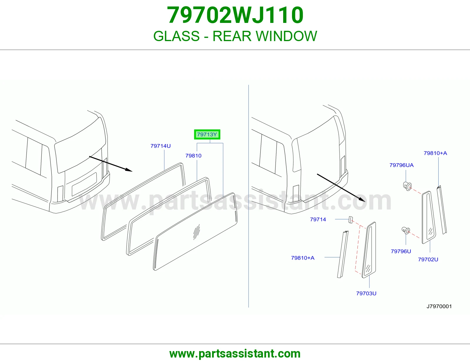 قزاز خلفي 79702WJ110