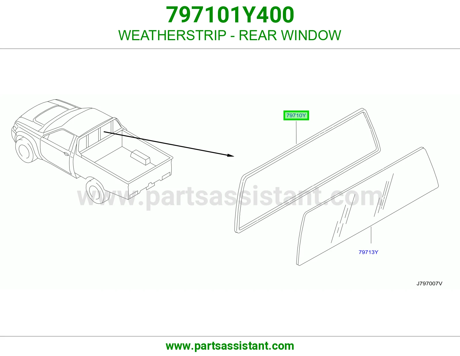 ربل قزاز خلفي 797101Y400