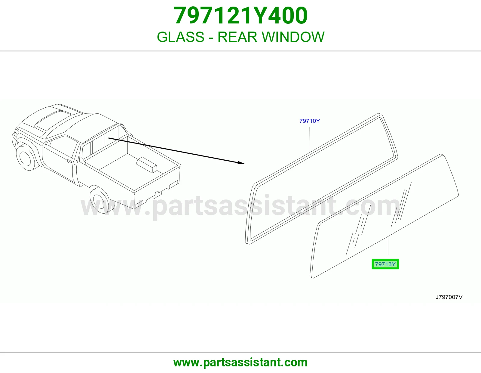 قزاز خلفي 797121Y400