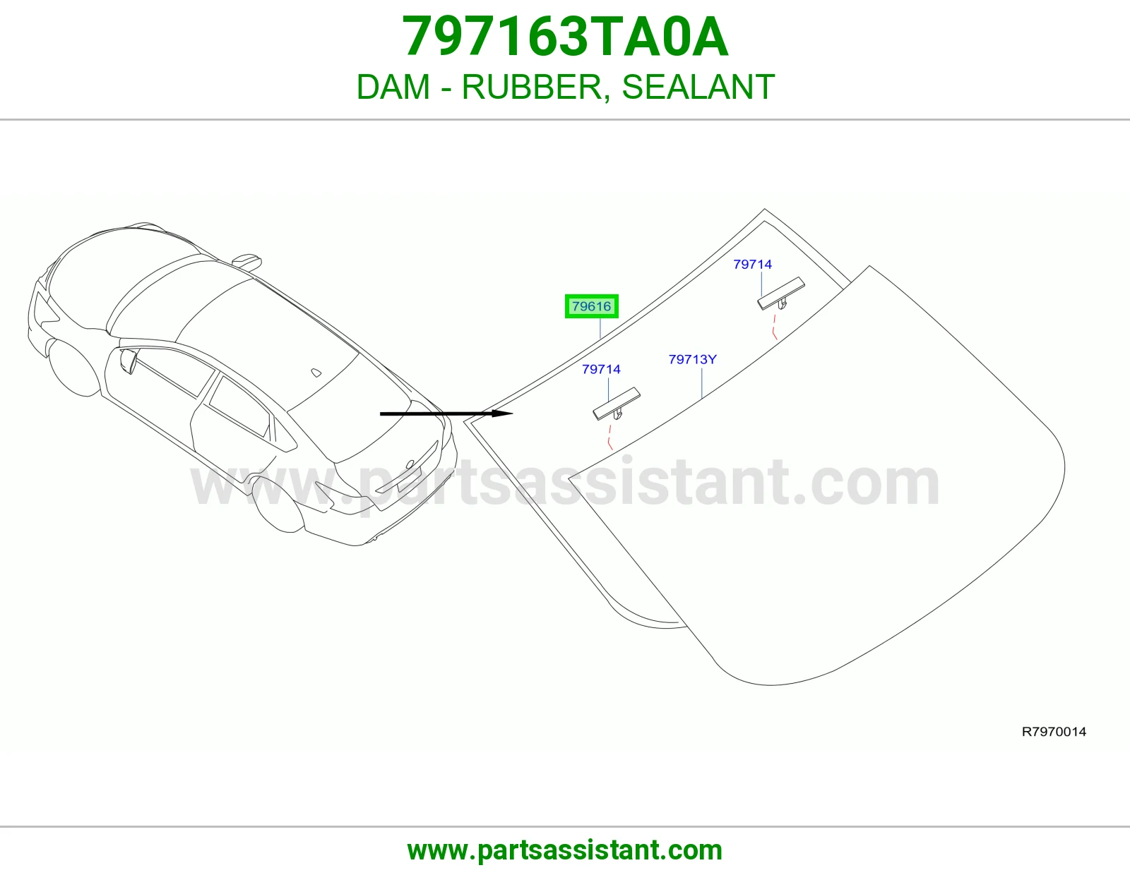 حاجز ربل سيليكون 797163TA0A