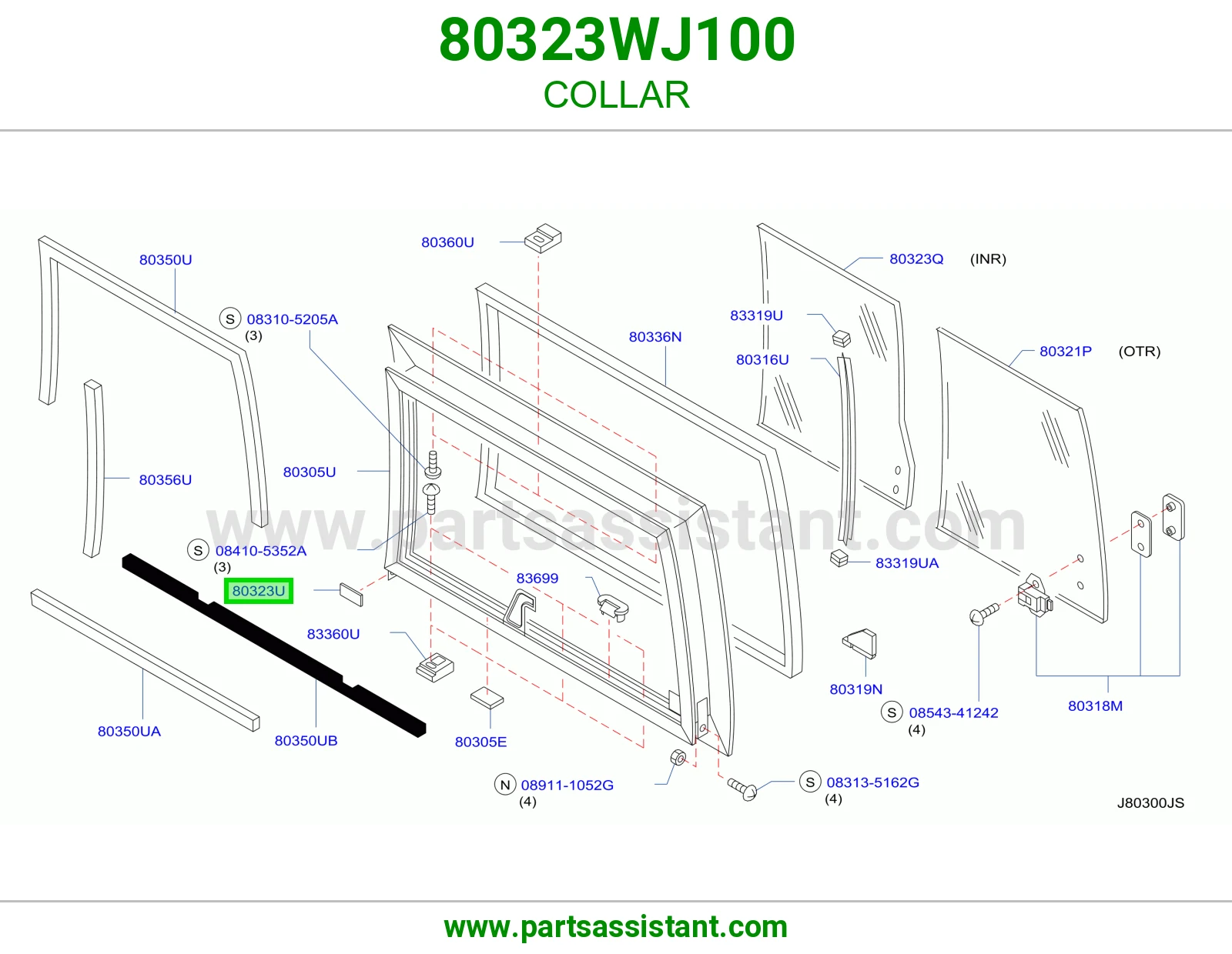 طوق 80323WJ100