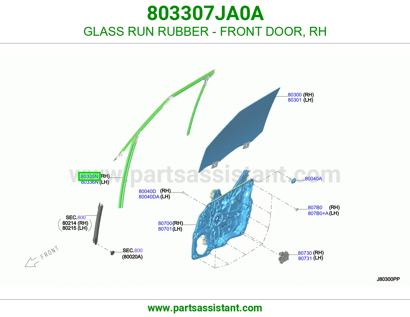 ربل قزاز امامي يمين 803307JA0A