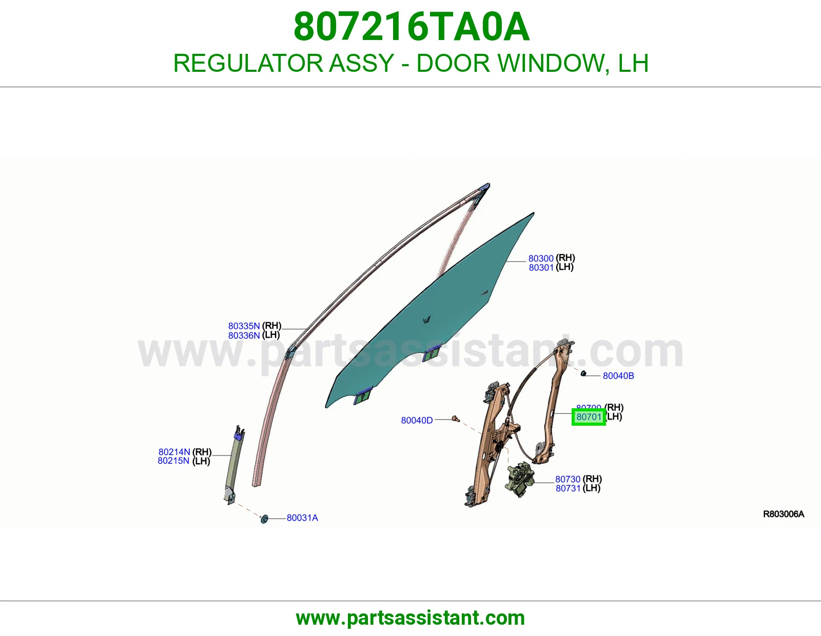 مكينه قزاز باب يمين 807216TA0A
