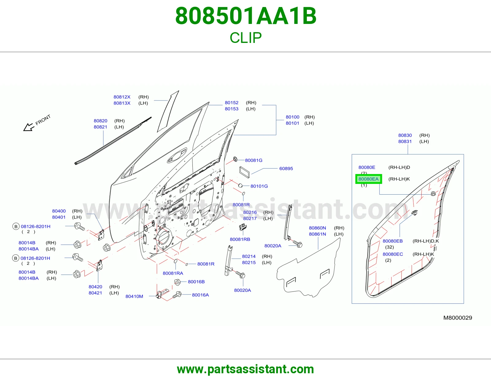 كلبس 808501AA1B