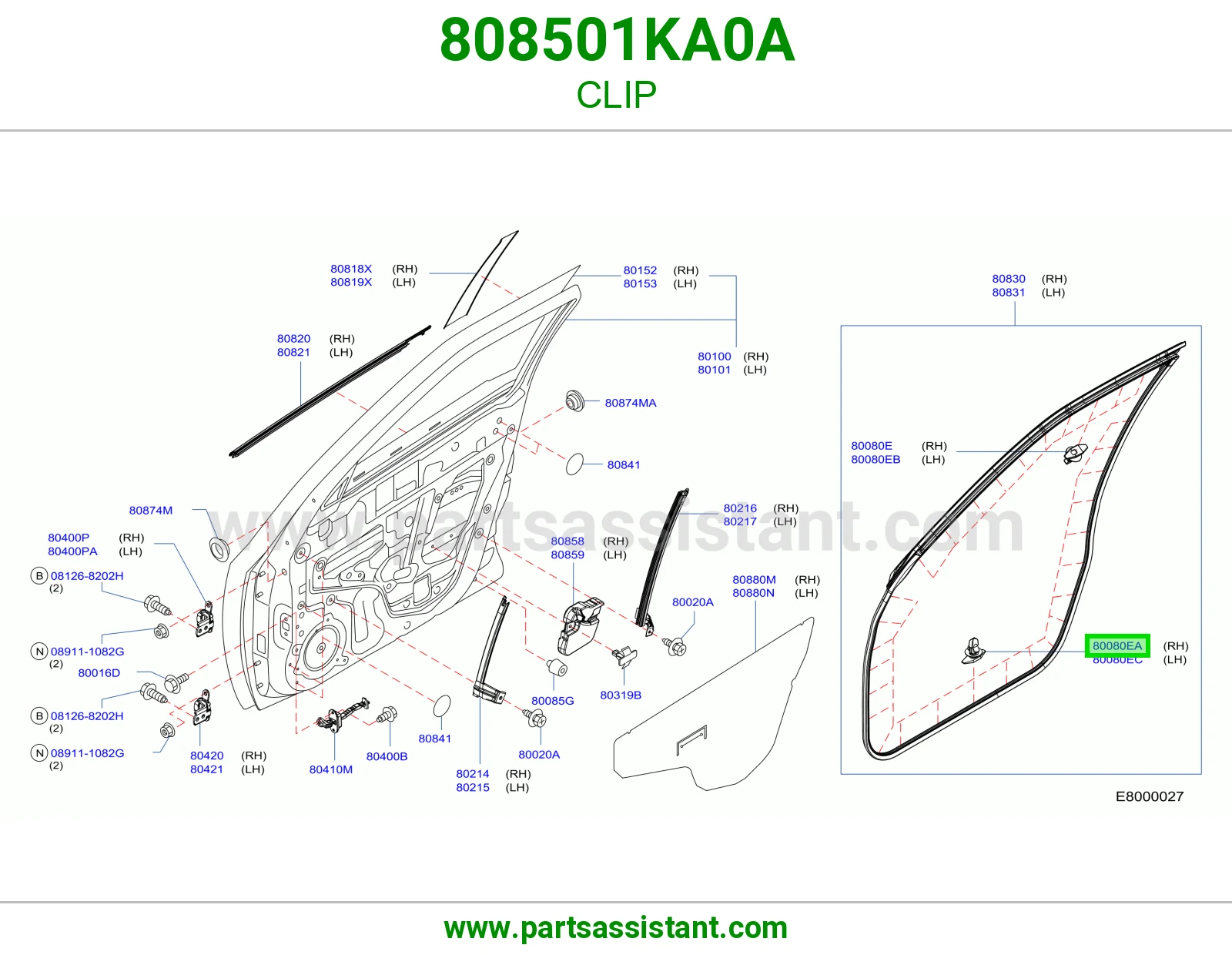 كلبس 808501KA0A