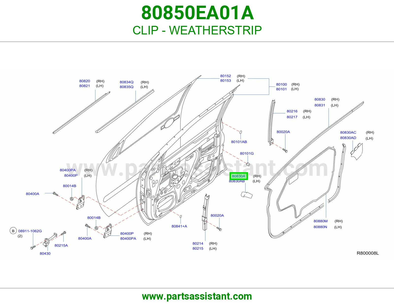 كلبس ربل 80850EA01A