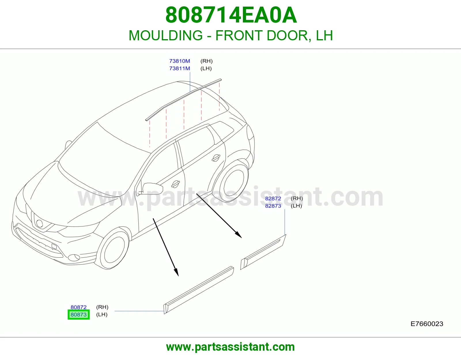 زيق باب امامي يسار 808714EA0A
