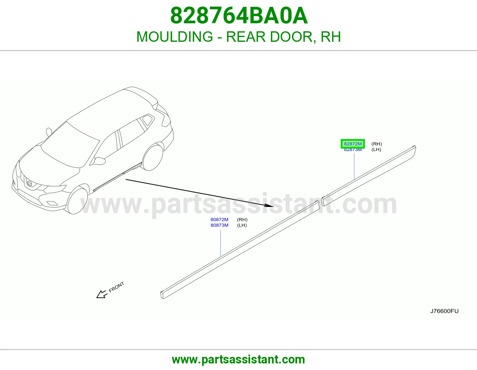 زيق باب خلفي يمين 828764BA0A