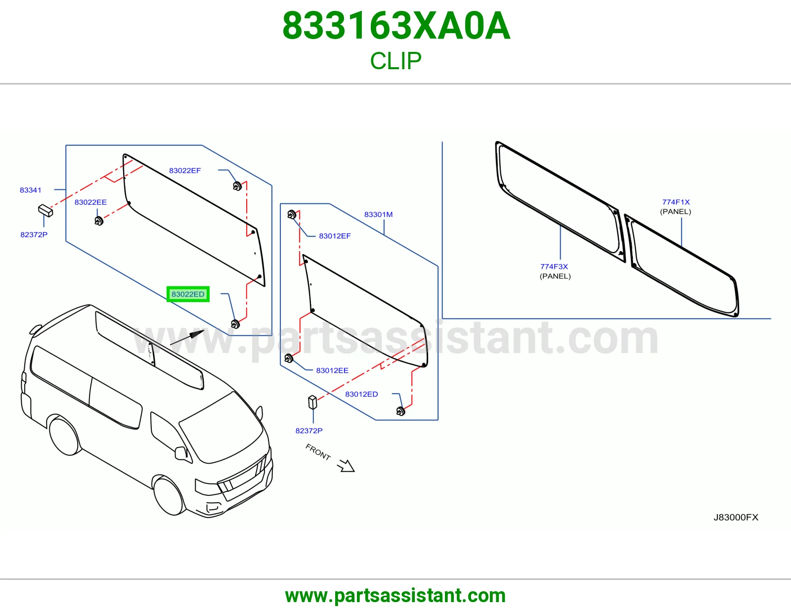 كلبس 833163XA0A