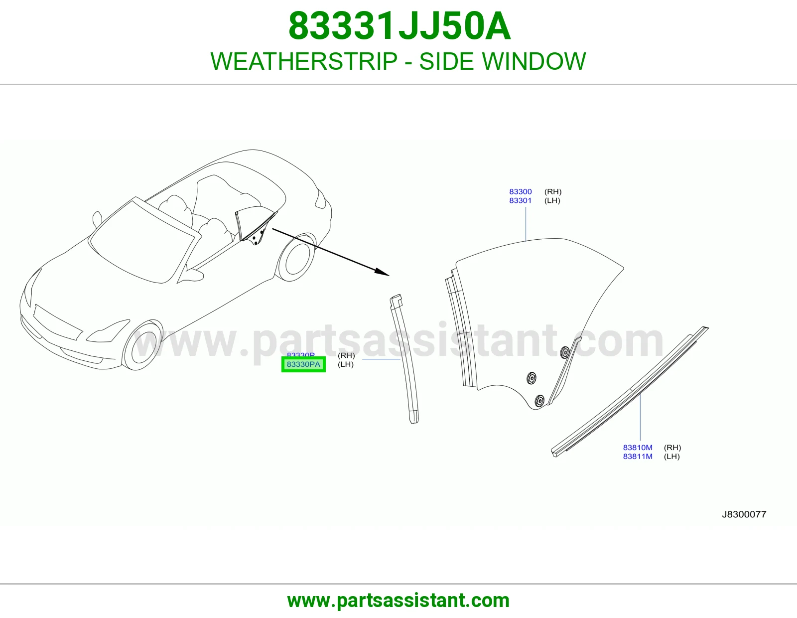 ربل قزاز جانبي 83331JJ50A