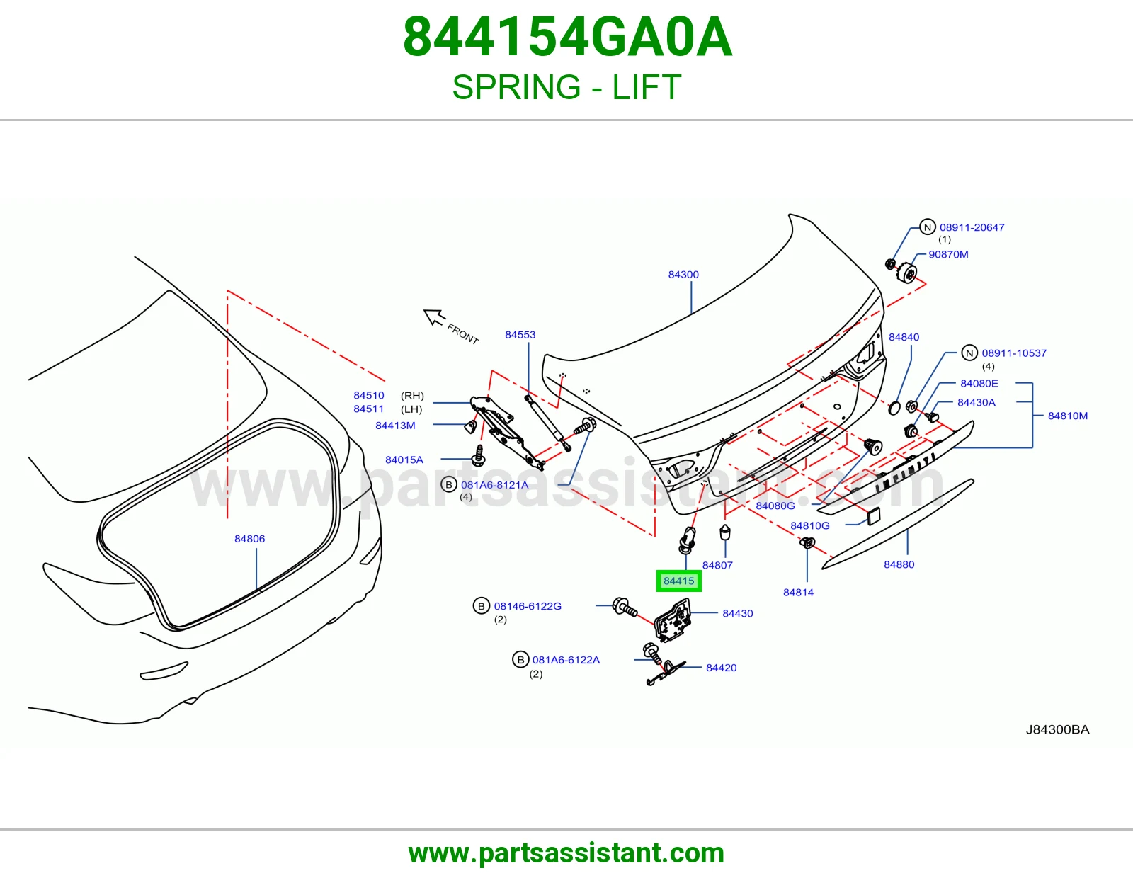 ياي رافعة 844154GA0A
