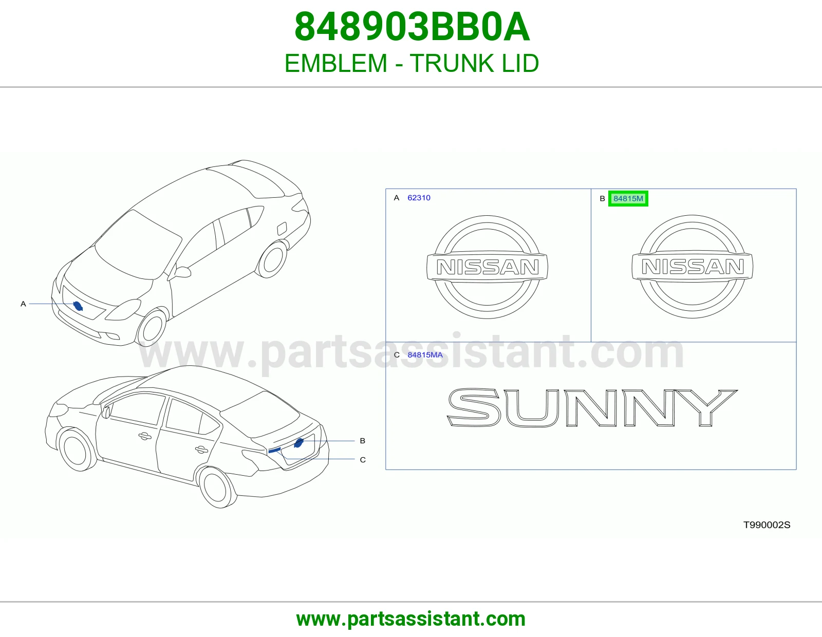 علامه نيسان شنطه 848903BB0A