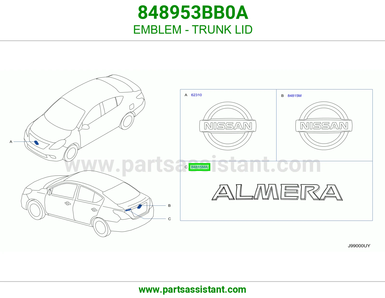 علامة خلفي 848953BB0A