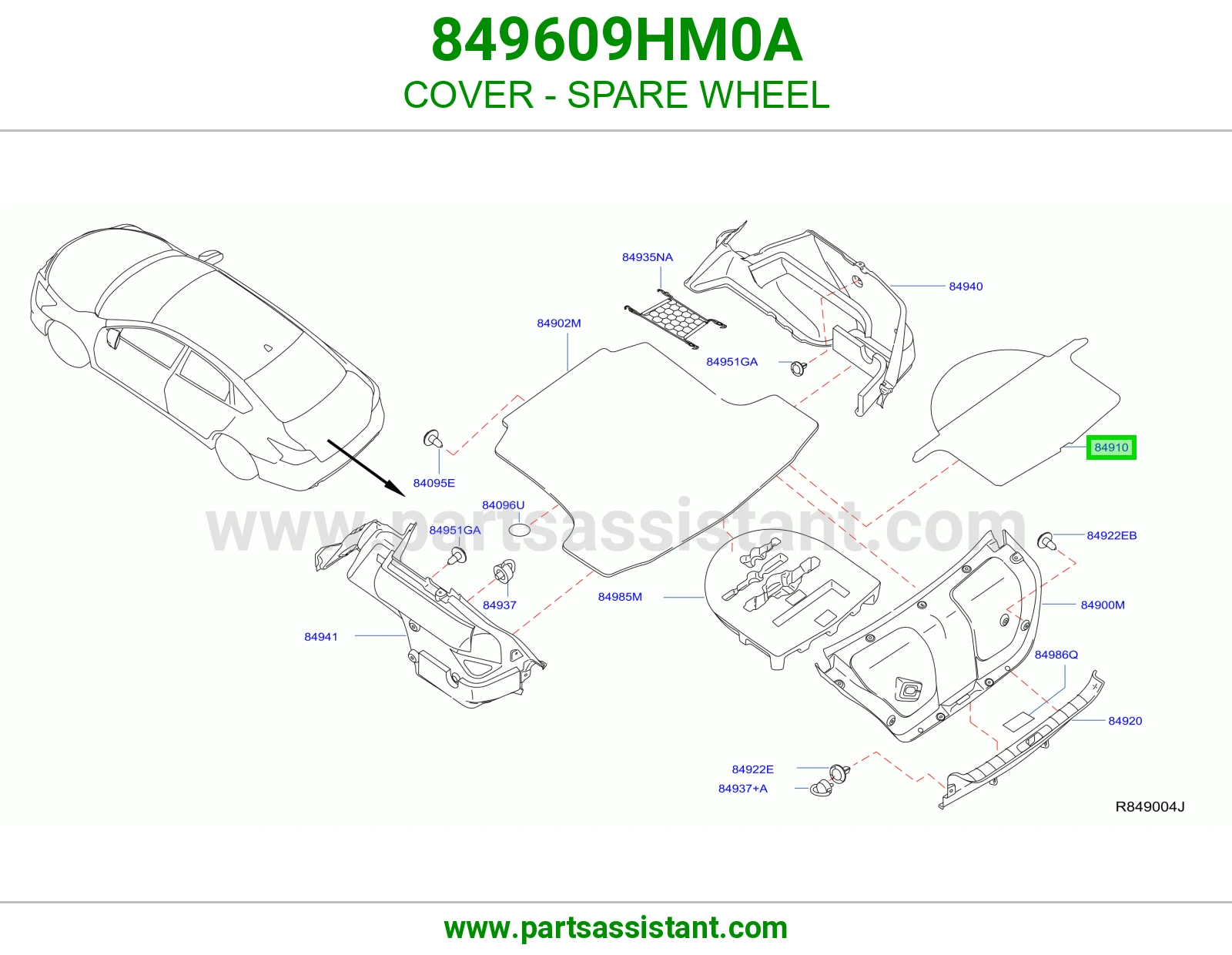 غطاء استبنة 849609HM0A