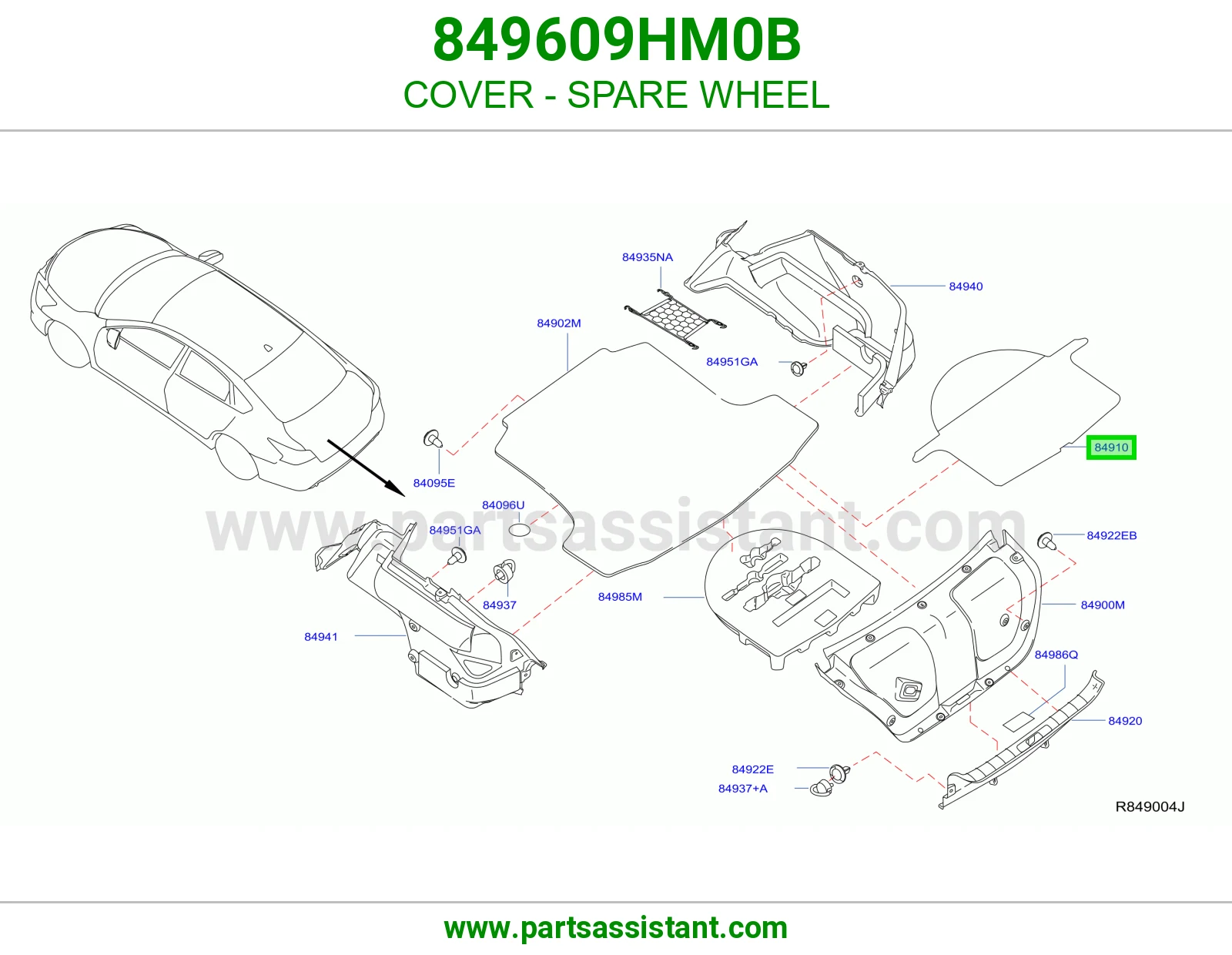 غطاء استبنة 849609HM0B