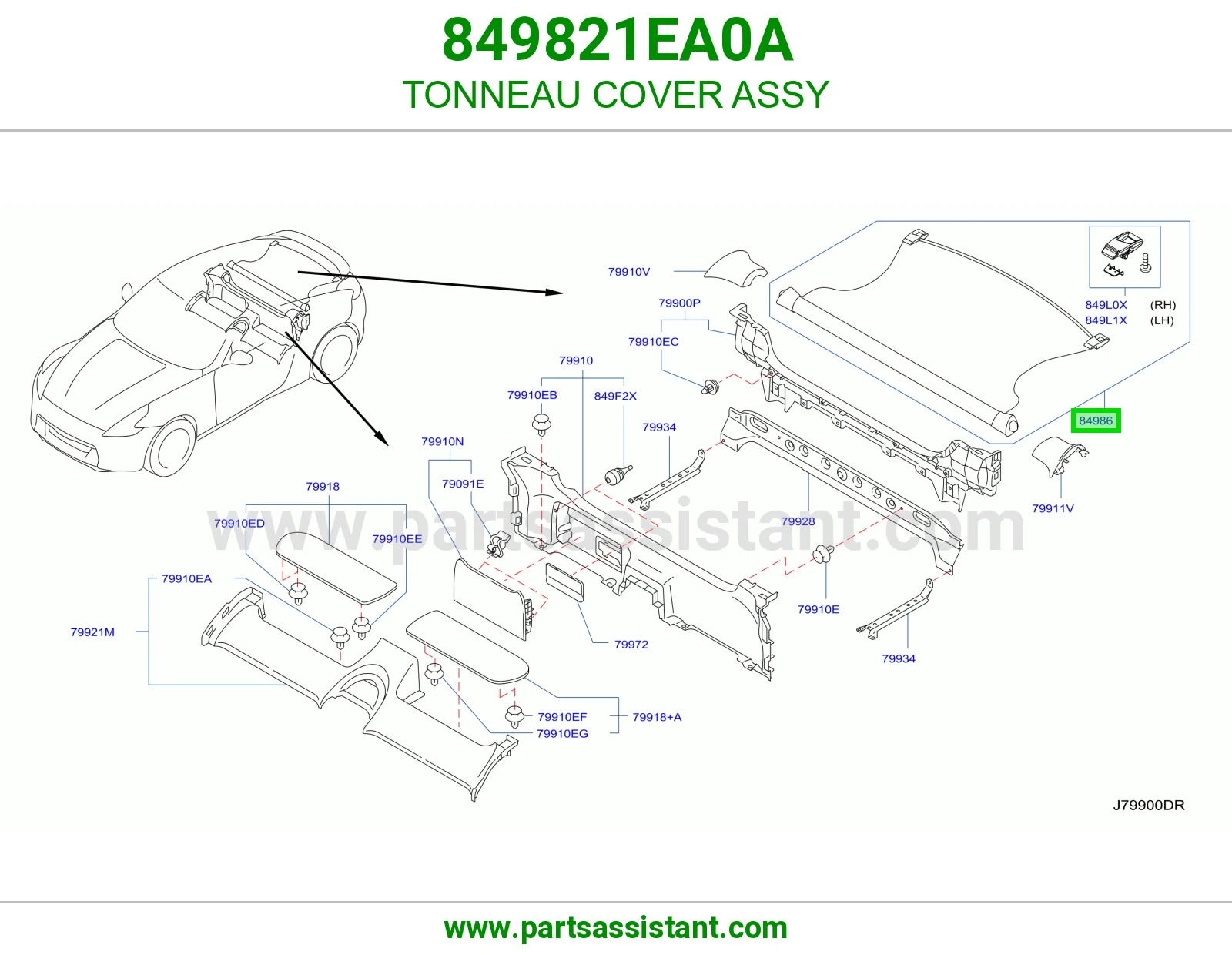 غطاء صندوق الونيت كامل 849821EA0A
