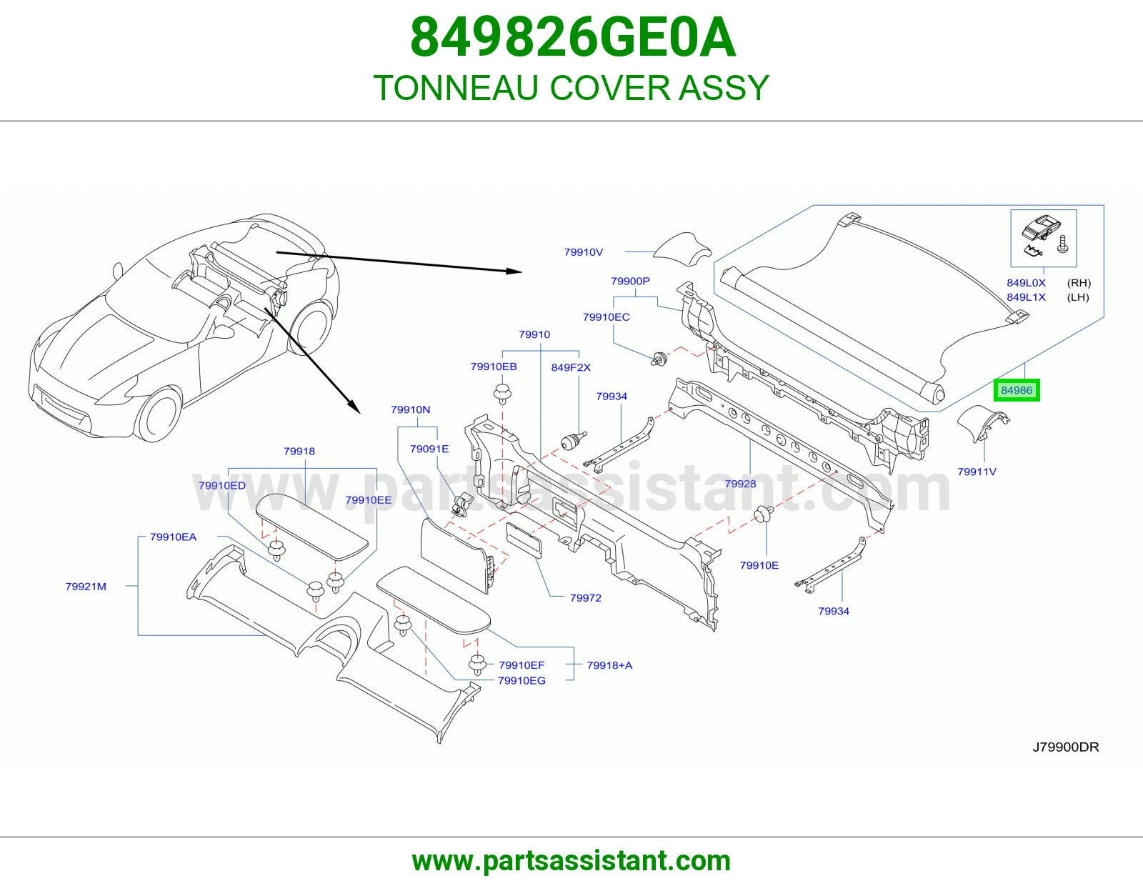 غطاء صندوق الونيت كامل 849826GE0A